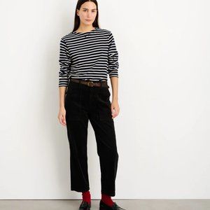 Alex Mill Neil Straight Corduroy Pants sz 6 black